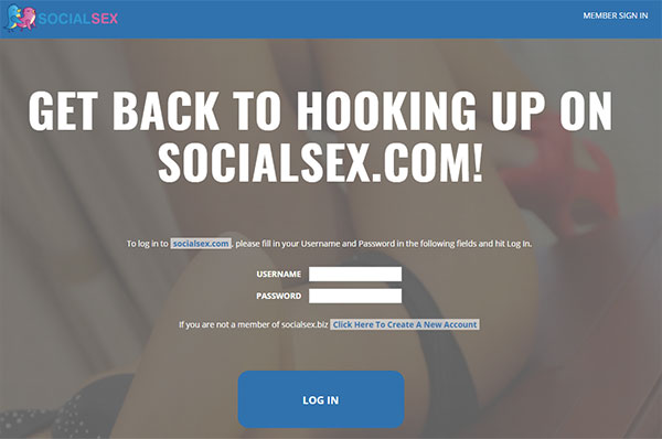 socialsex login