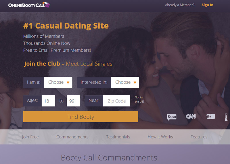 onlinebootycall login and review