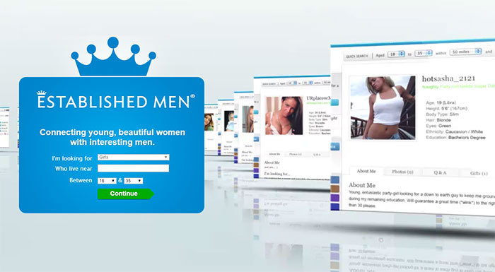 established men dating scam