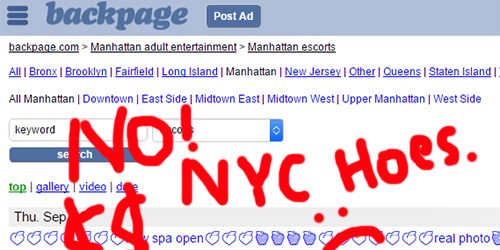 backpage ny escorts