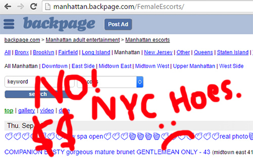 backpage ny escorts
