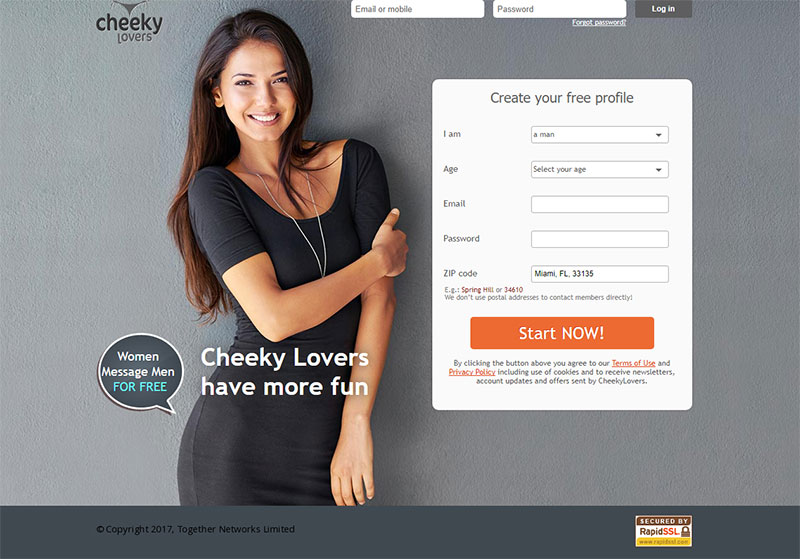 Cheekylovers.com Site Review