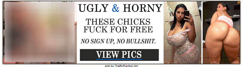 another ugly and horny advertisement