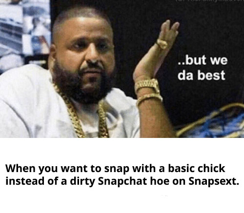 dirty snapchat meme