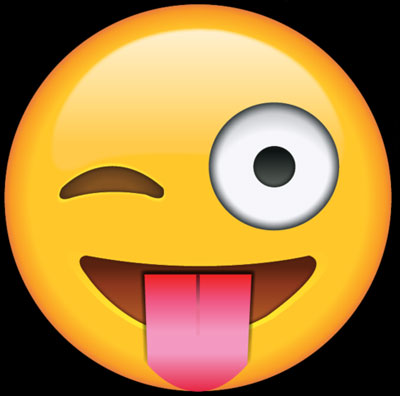 winking tongue emoji