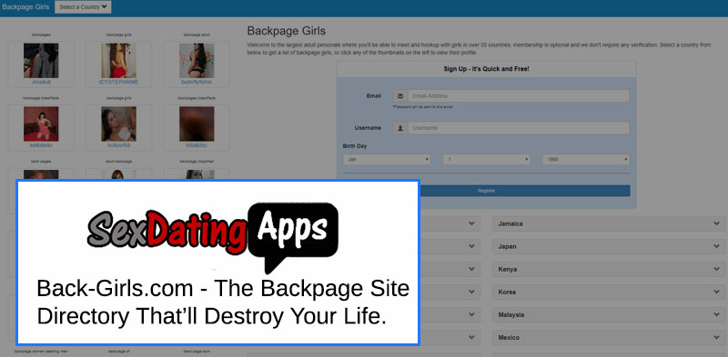 Back-Girls.com Website Review