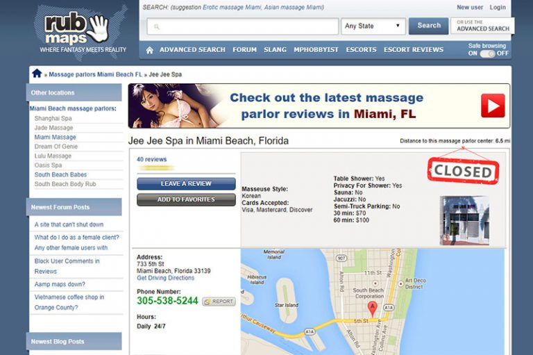 rubmaps review of Jee Jee Spa