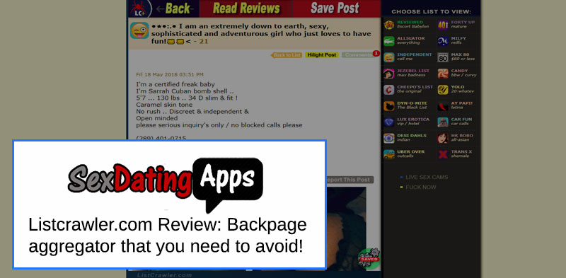 Listcrawler screenshot