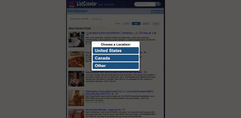 listcrawler main page