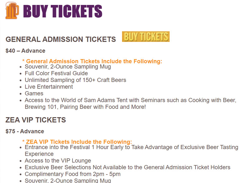 nola beer fest price