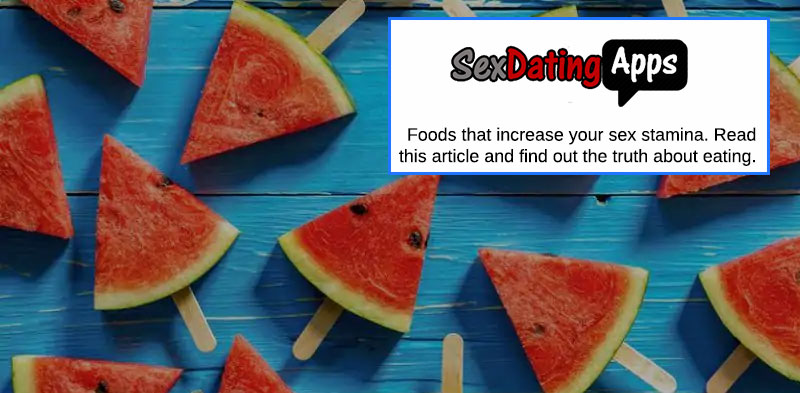 sexual stamina boosters in foods