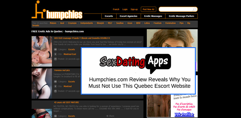 Humpchies Homepage and Review