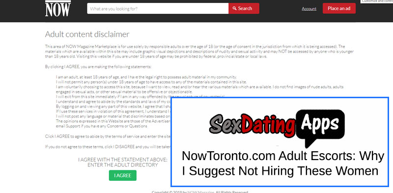 Now Toronto Escorts directory