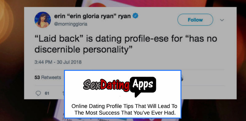 tips on creating online dating profiles