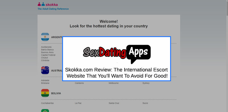 Skokka website