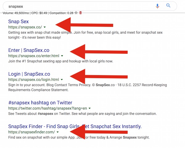 snapsex.co search results