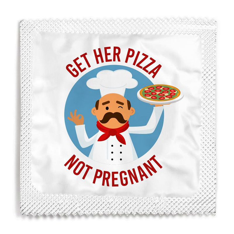 get pizza condom