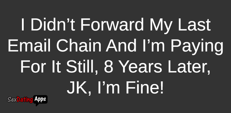 email fwd message chain humor