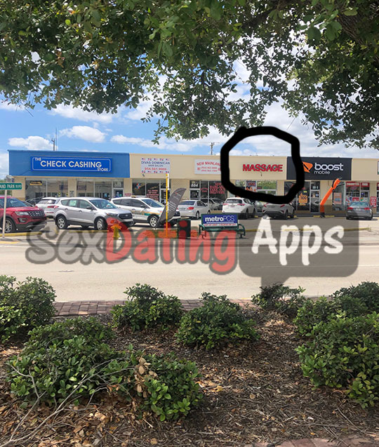 shady looking Ft. Lauderdale Massage Parlor