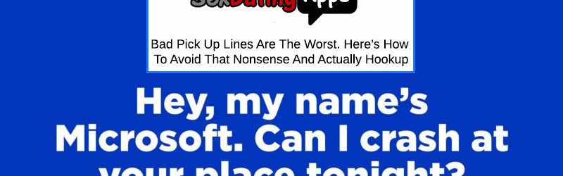 bad pick up line
