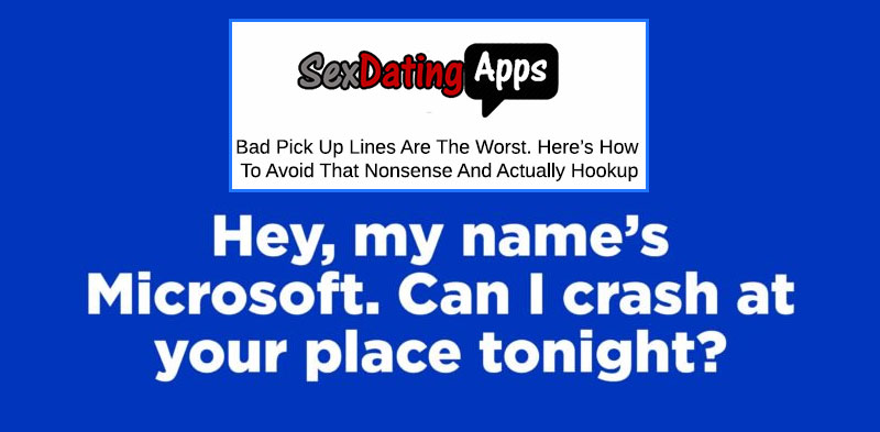 bad pick up line