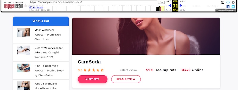 Camsoda Rating 2019