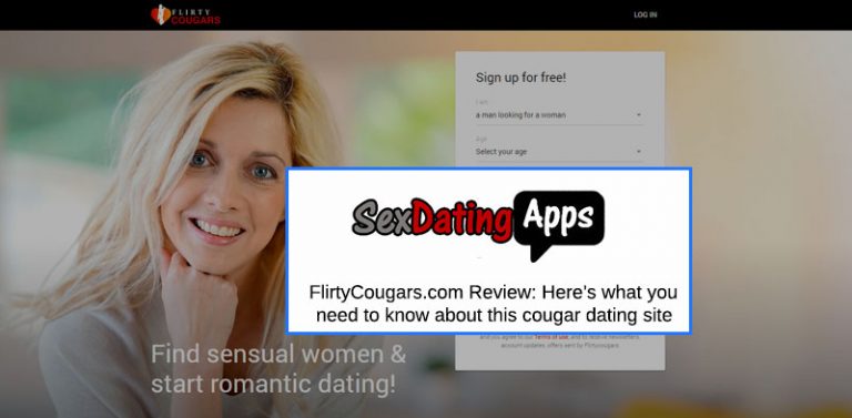 FlirtyCougars.com screenshot