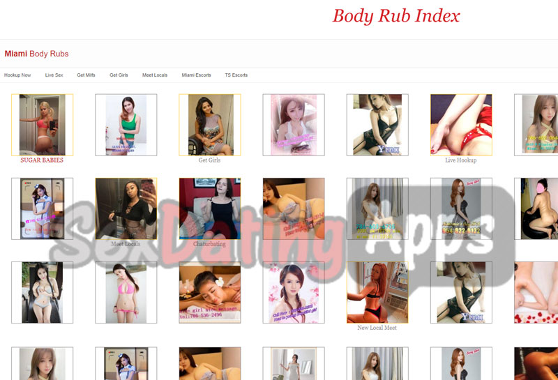 Main Miami Section of Live Rub Reviews