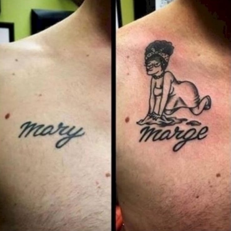 marge tattoo