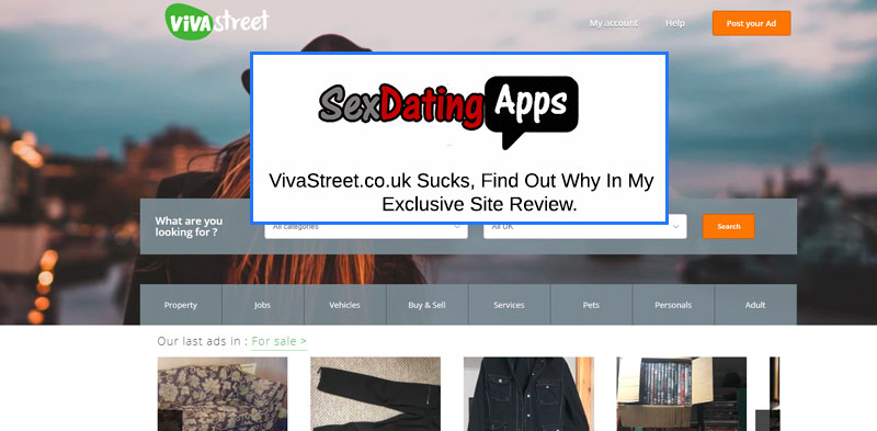 Vivastreet homepage