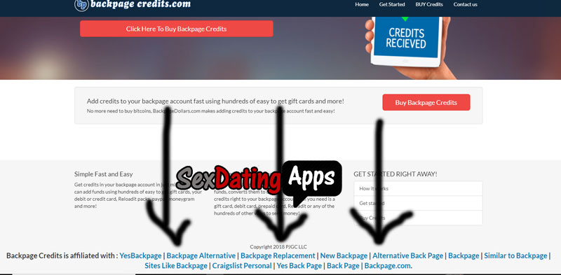 yesbackpage.de affiliation