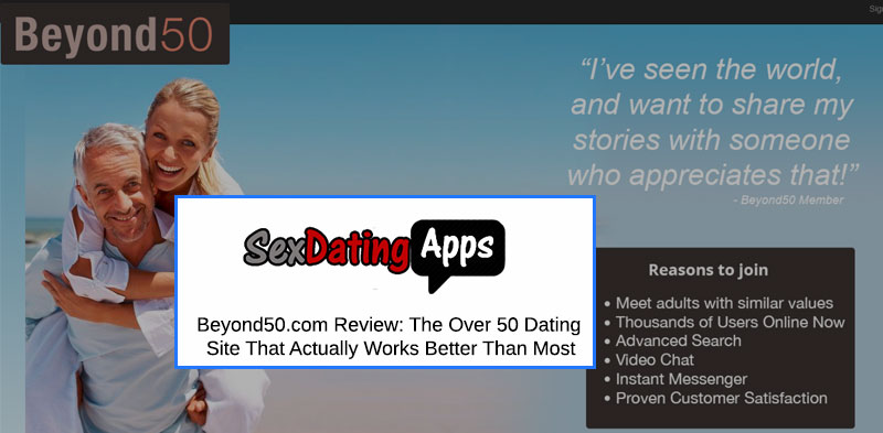 Beyond 50 Dating Site