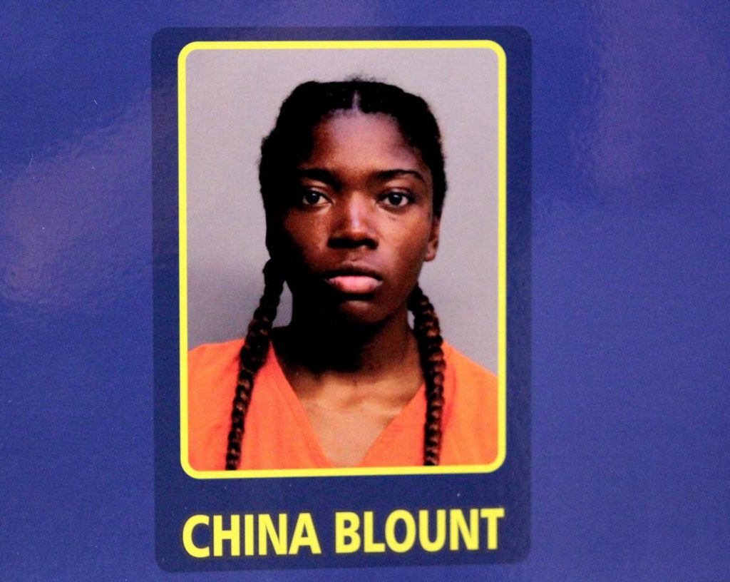China Blount Arrest Photo