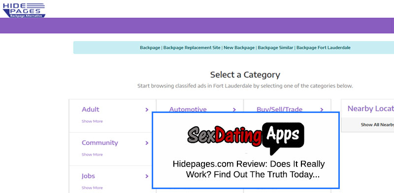 HidePages screenshot