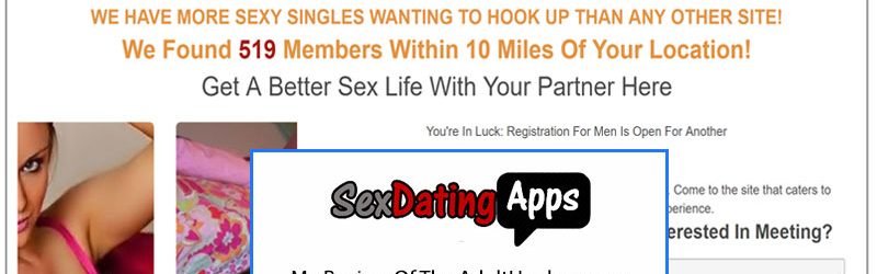 Adult Hookup homepage