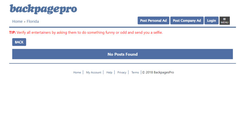 backpage pro company ads