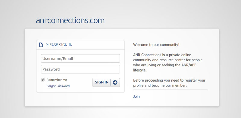 ANRConnections Homepage