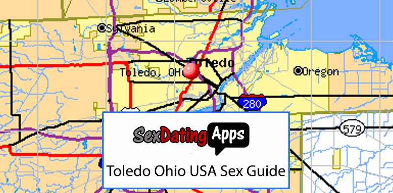 Map of Toledo, Ohio