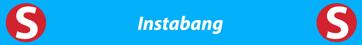 Instabang Blue Background