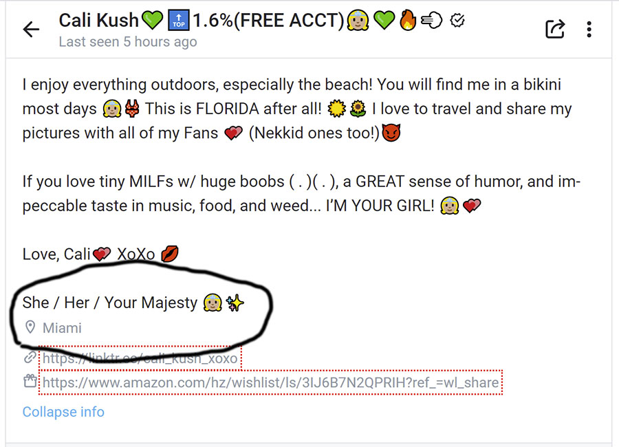 cali kush onlyfans miami