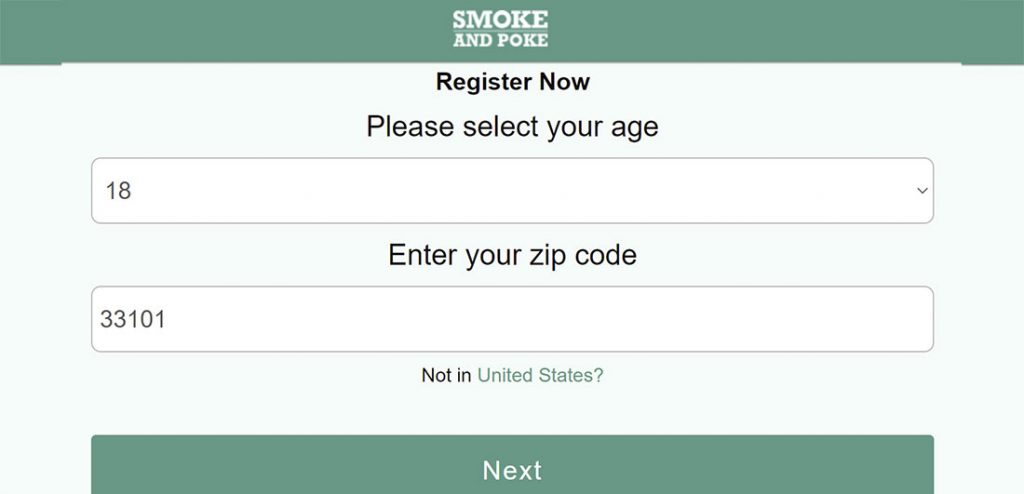 smoke and poke registration