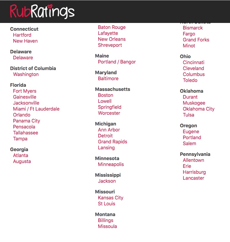 rub ratings fort lauderdale