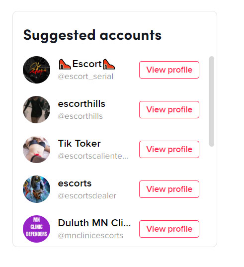 suggested accounts