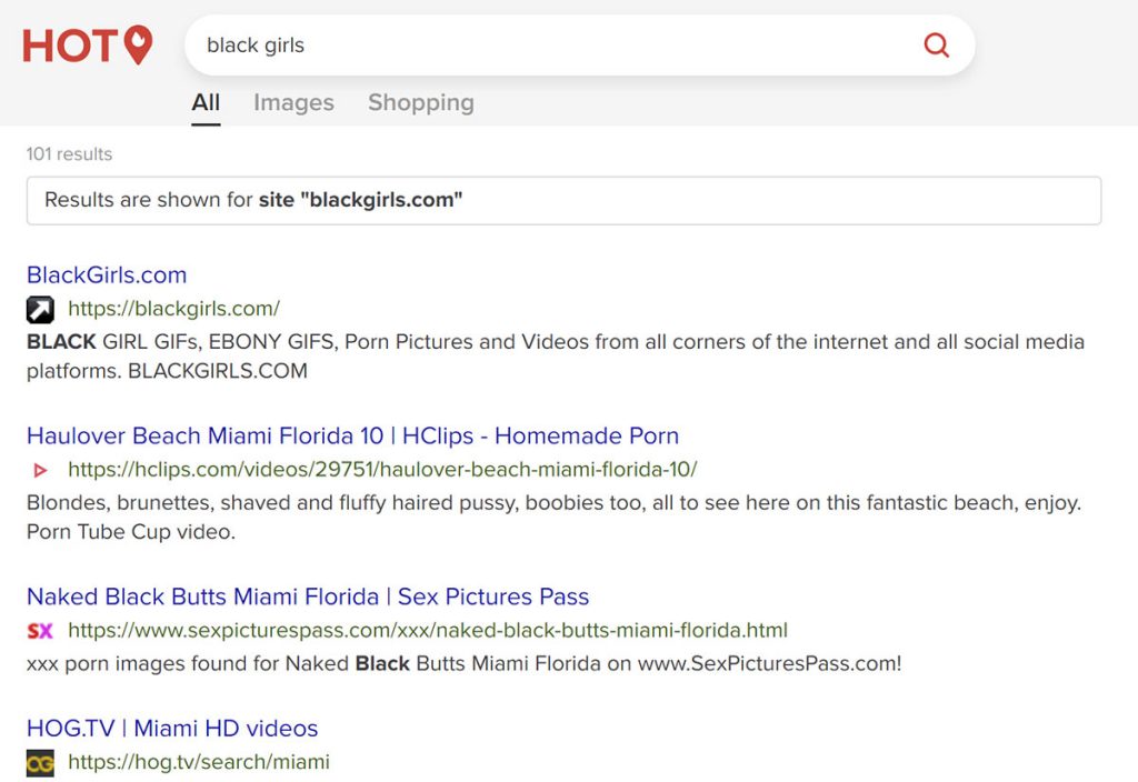 Black girls search results