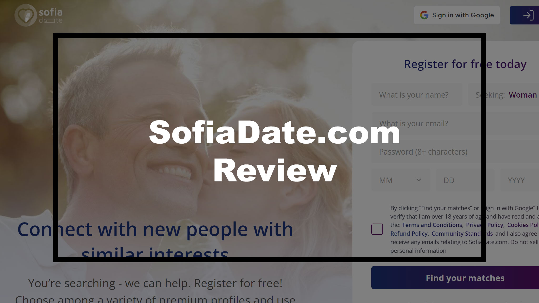 Sofiadate Review