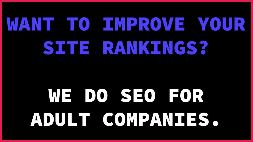 Adult SEO Services