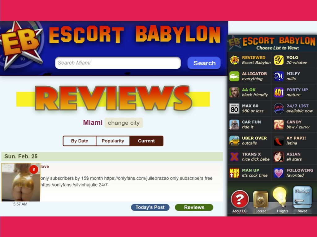 Escort Babylon Review