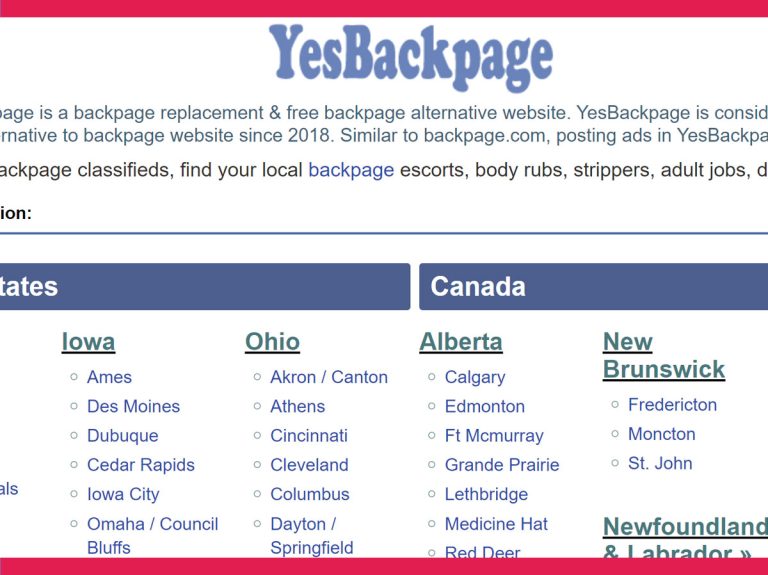 Yesbackpage Review